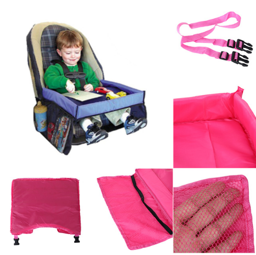 Waterproof Kids Toy Storage Table with Tray and Bag