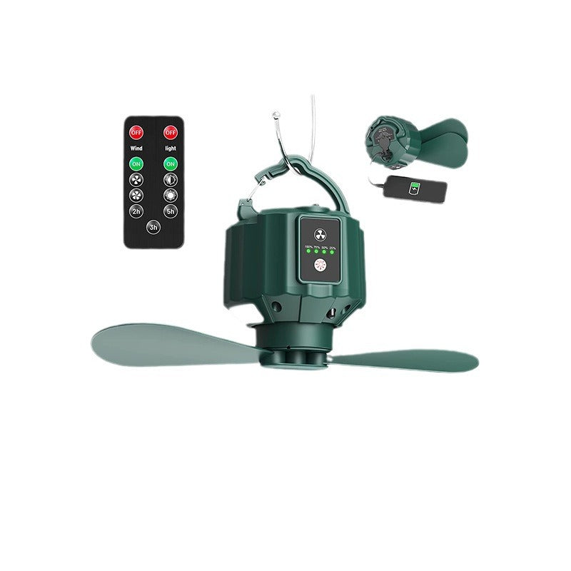 Portable Outdoor Fan with Detachable Blades and Remote