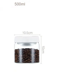 Vacuum Sealed Glass Storage Jar Set