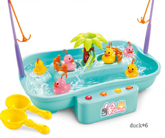 Kids Electric Rotating Fishing Game Toy Set