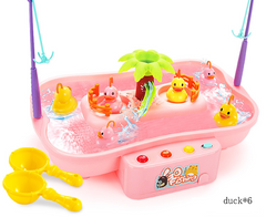 Kids Electric Rotating Fishing Game Toy Set