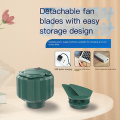 Portable Outdoor Fan with Detachable Blades and Remote