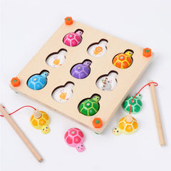 Montessori Fishing Turtle Memory Game for Kids
