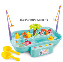 Kids Electric Rotating Fishing Game Toy Set