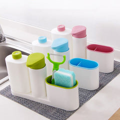 3-Piece Multi-Functional Kitchen and Bathroom Organizer Set