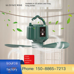 Portable Outdoor Fan with Detachable Blades and Remote